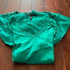 BCBG short sleeve top (bottega green)